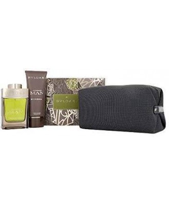 BVLGARI MAN WOOD ESSENSE COFF(EDP 100ML+ASB 100ML+POUCH)